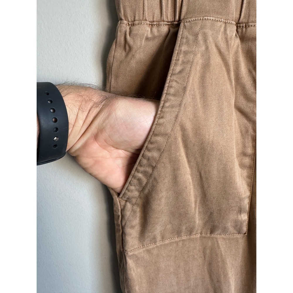 Buffalo Womens Tan Jogger Pants S Casual Comfort Boho Utility Stretch Earthy - Picture 3 of 13